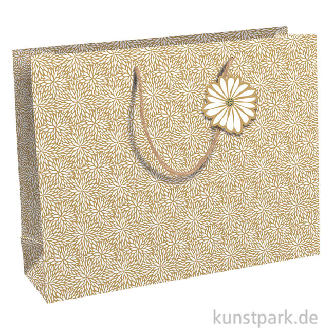 Artikelbild 1 des Artikels “Geschenktasche Nature mit Anhänger, 37 x 11,8 x 27,5 cm “