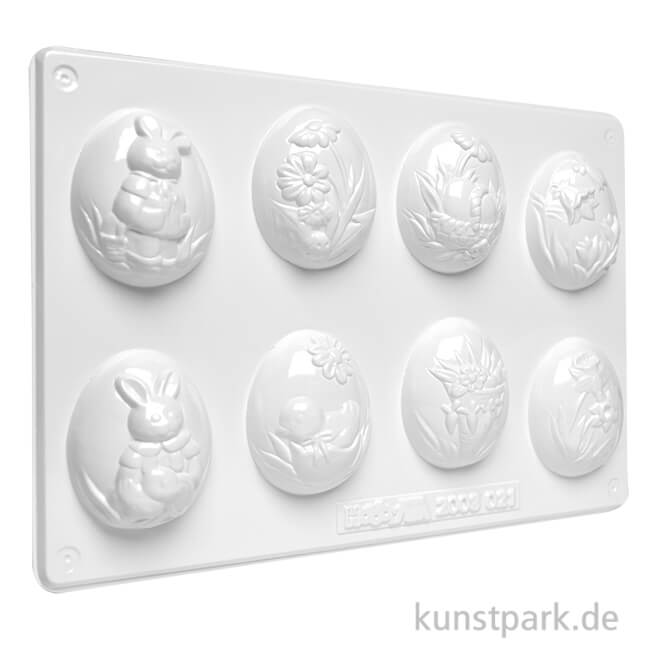 Artikelbild 1 des Artikels “Gießform - 3D Ostereier, 8 Motive “