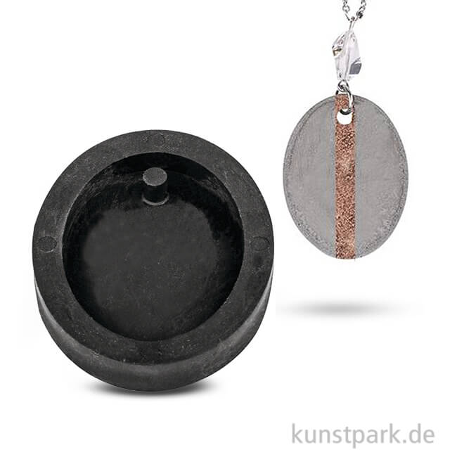 Artikelbild 1 des Artikels “Gießform - Anhänger Oval - 2,9 x 3,9 cm, Stück “