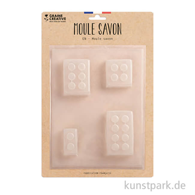 Artikelbild 1 des Artikels “Gießform - Bauklötze, 4 Motive, 20-80 x 50 mm “