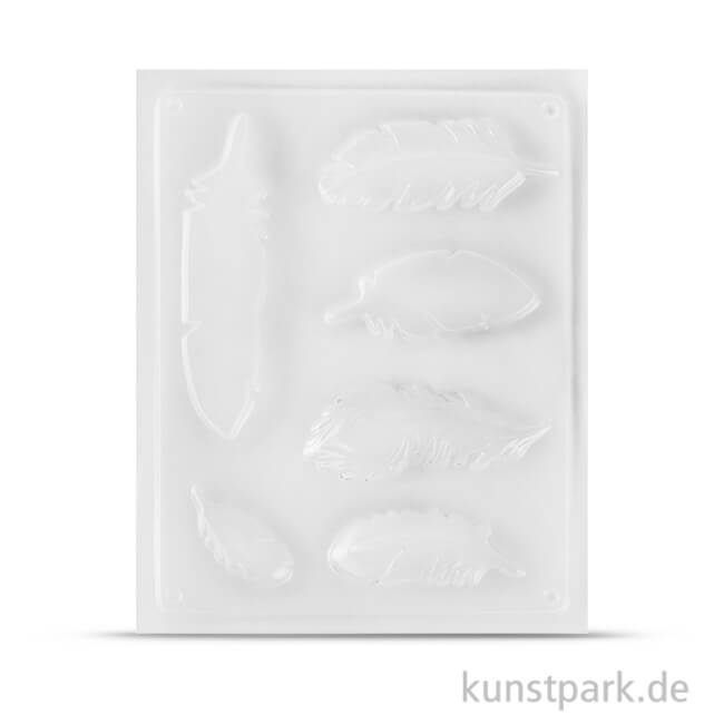 Artikelbild 1 des Artikels “Gießform - Federn, 6 - 14,5 cm, 6 Motive sortiert “