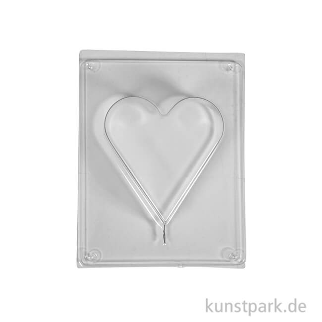 Artikelbild 1 des Artikels “Gießform - Herz, Tiefe 3 cm, 8,5 x 9,2 cm “