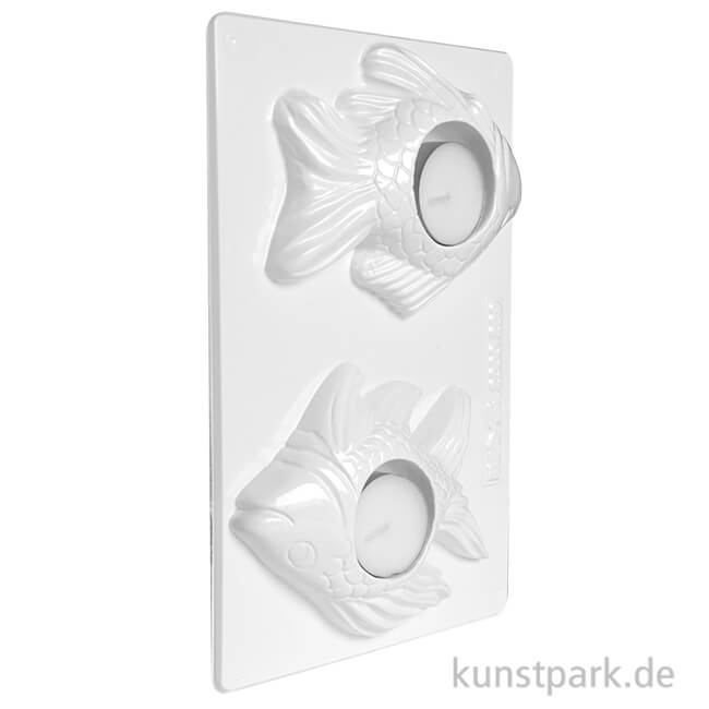 Artikelbild 1 des Artikels “Gießform - Kerzenhalter, Fisch, 2 Motive “