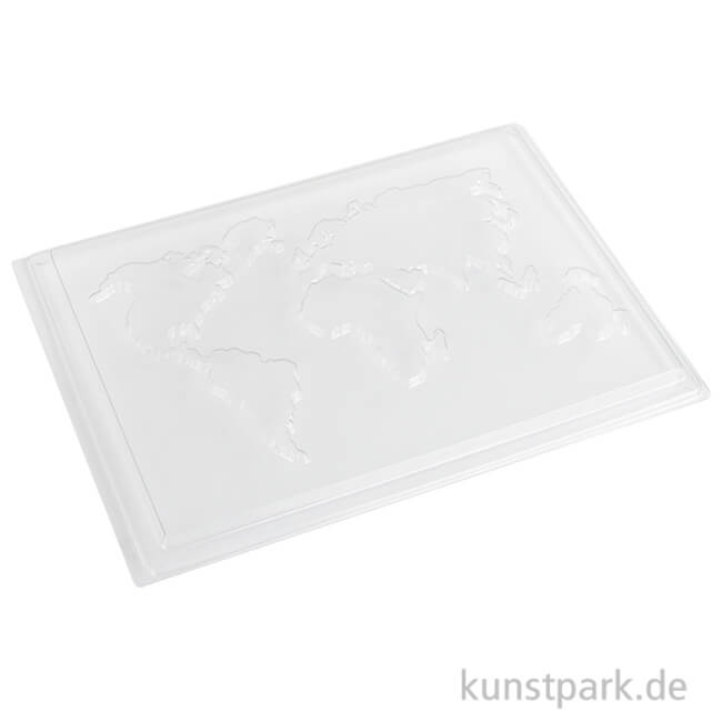 Artikelbild 1 des Artikels “Gießform - Weltkarte, Größe 20 x 30 cm “