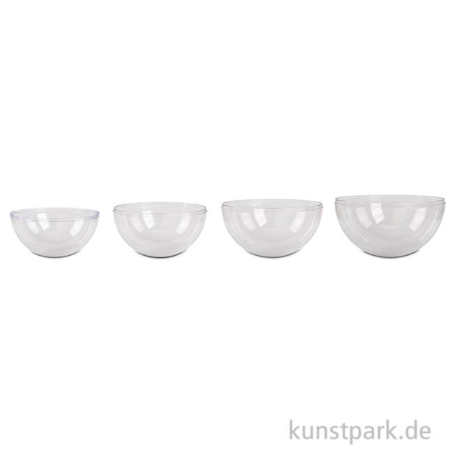 Artikelbild 1 des Artikels “Gießformen Set - Schalen XXL, 4 Halbkugeln, 14-20 cm Durchmesser “