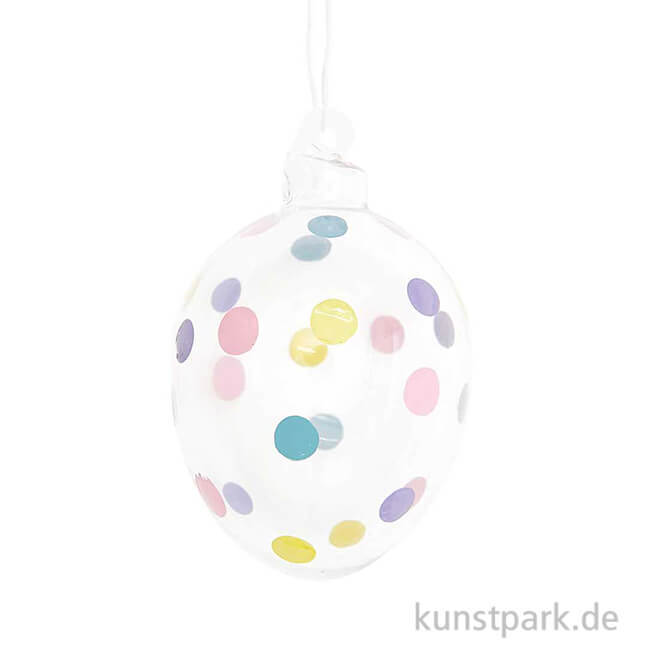 Artikelbild 1 des Artikels “Glas Ei - Punkte “