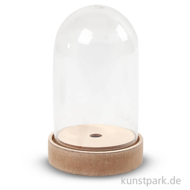 Artikelbild 1 des Artikels “Glasglocke mit Holzfuß 18 cm“