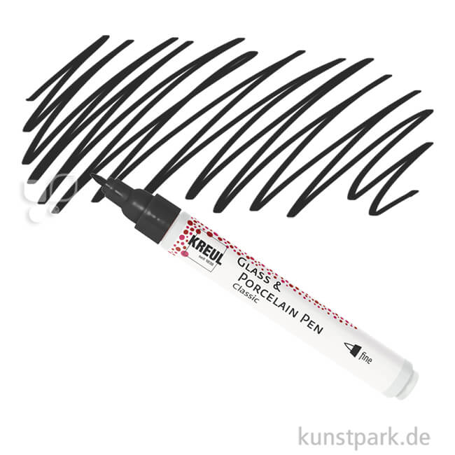 Artikelbild 1 des Artikels “KREUL Glass & Porcelain Pen - Fein Schwarz“