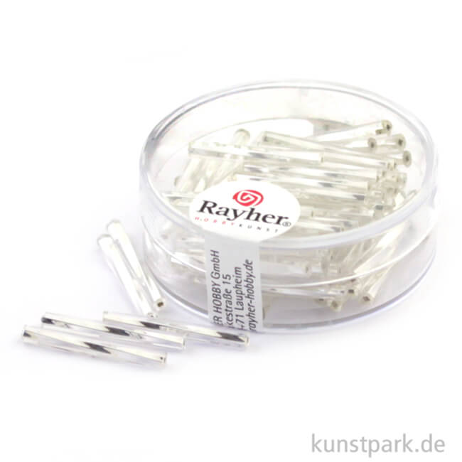 Artikelbild 1 des Artikels “Glasstifte Twistet mit Silbereinzug Dose | Silber - 20 mm - 13g“