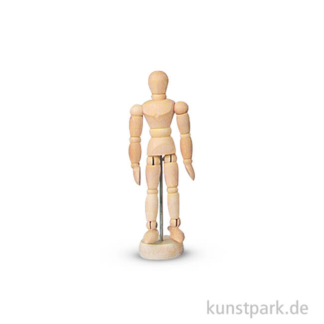 Artikelbild 1 des Artikels “Gliederpuppe zum Zeichnen aus Holz, 11 cm “