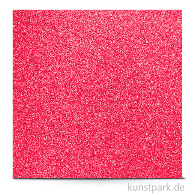 Artikelbild 1 des Artikels “Glitter - Scrapbookingpapier, 200 g 30,5 x 30,5 cm | Kardinalrot“