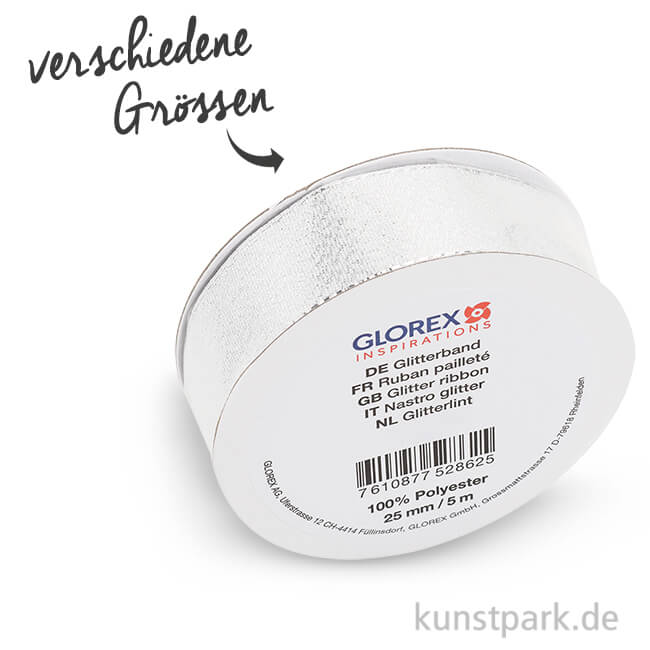 Artikelbild 1 des Artikels “Glitterband silber, 5m “