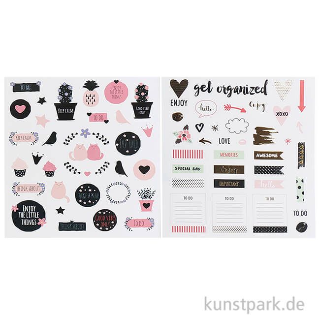 Artikelbild 1 des Artikels “Glitzer Sticker - Bullet Journal, 130 Aufkleber “