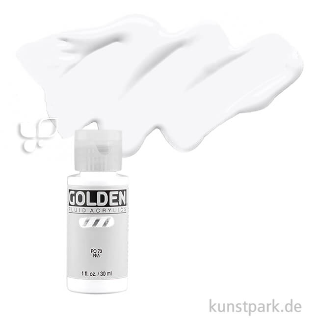 Artikelbild 1 des Artikels “GOLDEN Fluid Acrylics, Flüssige Acrylfarben 30 ml | 2380 Titanium White“