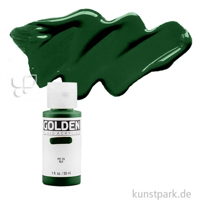 Artikelbild 1 des Artikels “GOLDEN Fluid Acrylics, Flüssige Acrylfarben 30 ml | 2440 Hist. Sap Green Hue“