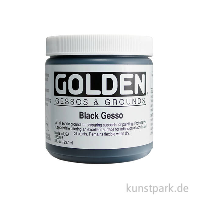 Artikelbild 1 des Artikels “GOLDEN Gesso, schwarz 236 ml “