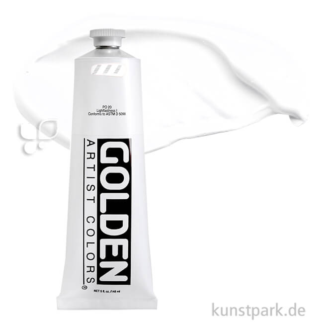 Artikelbild 1 des Artikels “GOLDEN Heavy Body Acrylfarben 148 ml | 1380 Titanweiß“