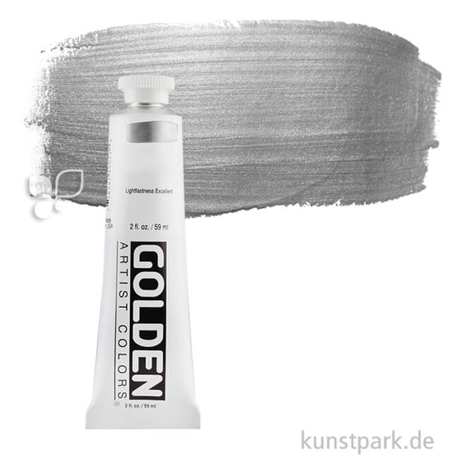 Artikelbild 1 des Artikels “GOLDEN Heavy Body Acrylfarben 59 ml | 4027 Iridescent Stainless Steel (Coarse)“