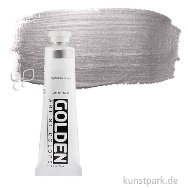 Artikelbild 1 des Artikels “GOLDEN Heavy Body Acrylfarben 59 ml | 4028 Iridescent Stainless Steel (Fine)“