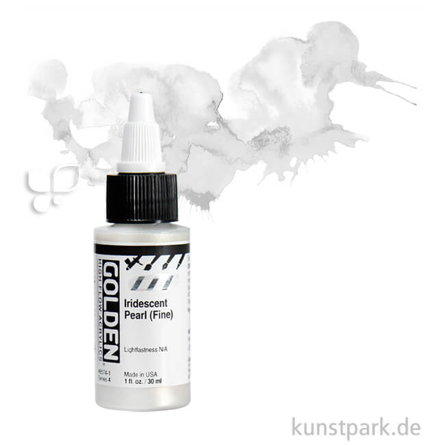 Artikelbild 1 des Artikels “GOLDEN High Flow Acrylfarben 30 ml Einzelfarbe | 8574 Iridscent Pearl (Fine)“