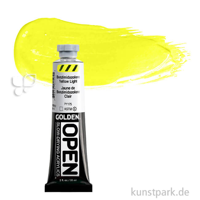 Artikelbild 1 des Artikels “GOLDEN Open Acrylfarben 59 ml | 7009 Benzi. Yellow Light“
