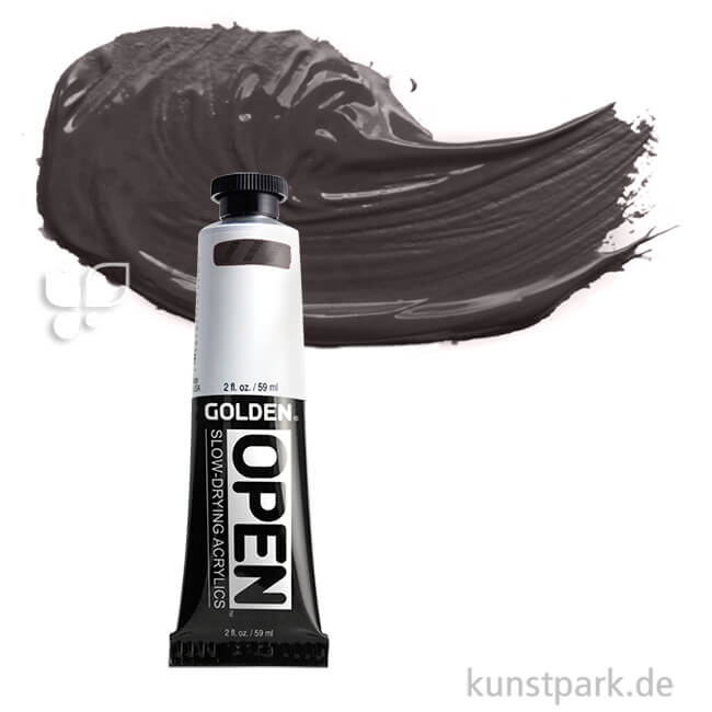 Artikelbild 1 des Artikels “GOLDEN Open Acrylfarben 59 ml | 7010 Bone Black“