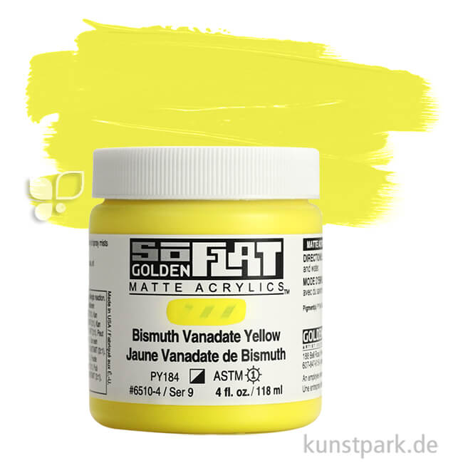Artikelbild 1 des Artikels “GOLDEN SoFlat - Matte Acrylfarbe 118 ml | Bismuth Vanadate Yellow“