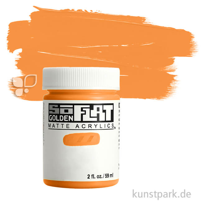 Artikelbild 1 des Artikels “GOLDEN SoFlat - Matte Acrylfarbe 59 ml | Medium Orange“