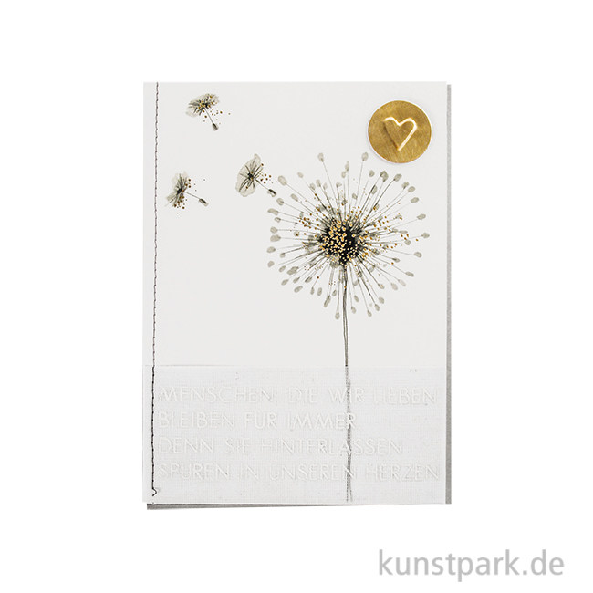 Artikelbild 1 des Artikels “Good old friends - Aquarell Trauerkarte, Herz “