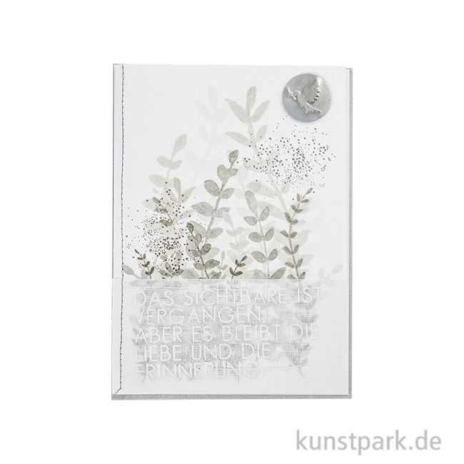 Artikelbild 1 des Artikels “Good old friends - Aquarell Trauerkarte, Taube “