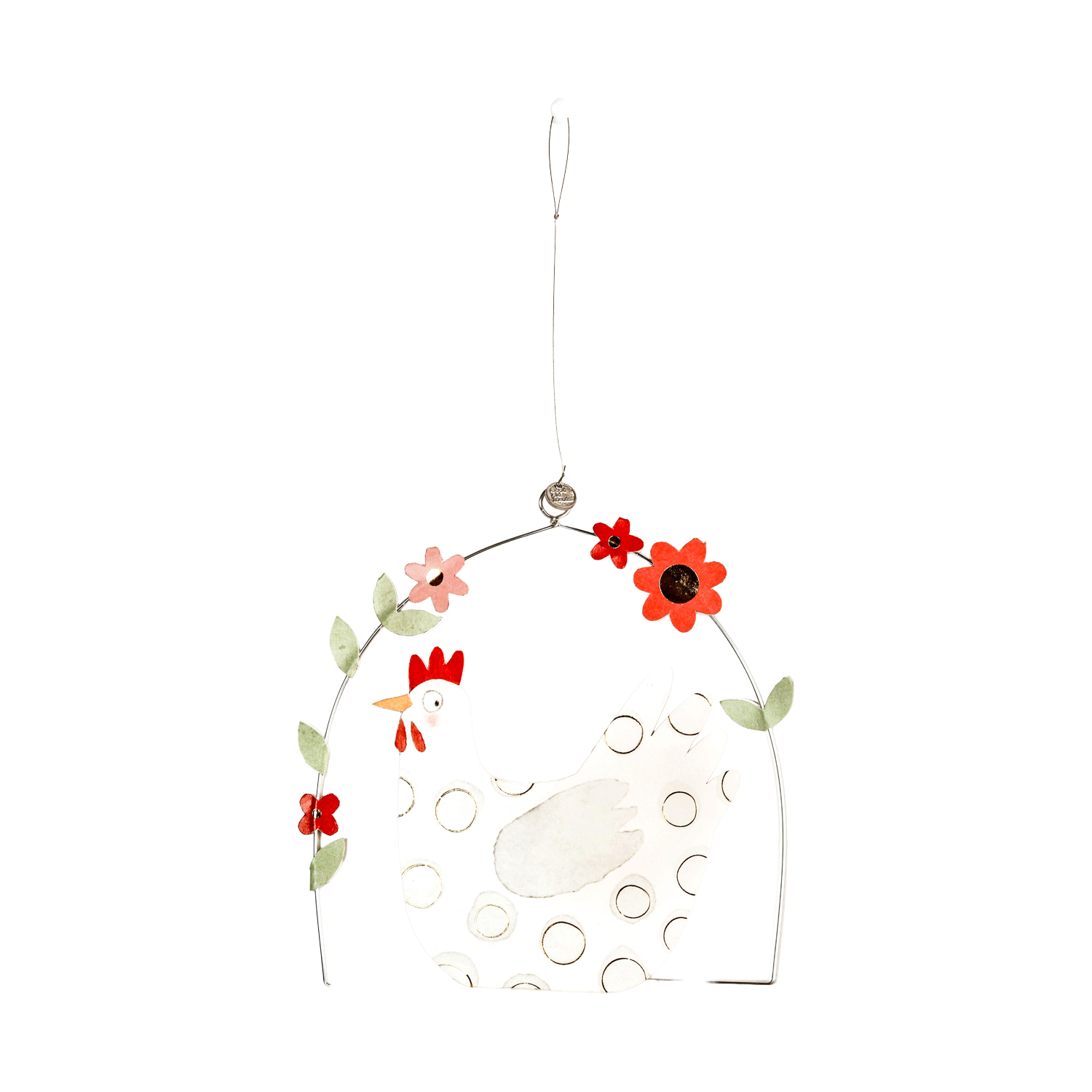 Artikelbild 1 des Artikels “Good old friends - Blumenhühner, Rot Rosa Blumen “