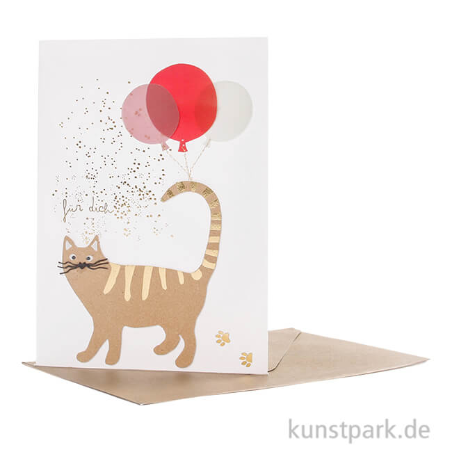 Artikelbild 1 des Artikels “Good old friends - Crazy Cat Karte, Für Dich “