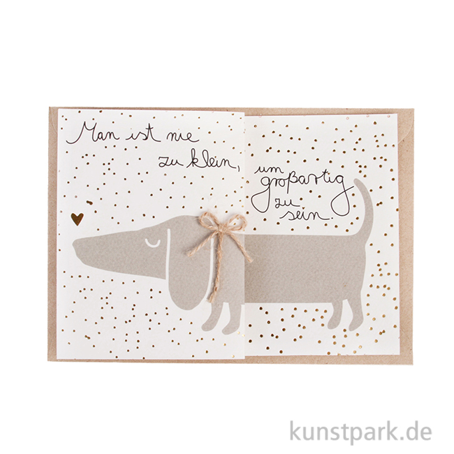 Artikelbild 1 des Artikels “Good old friends - Dackelkarte, Man ist nie zu klein “