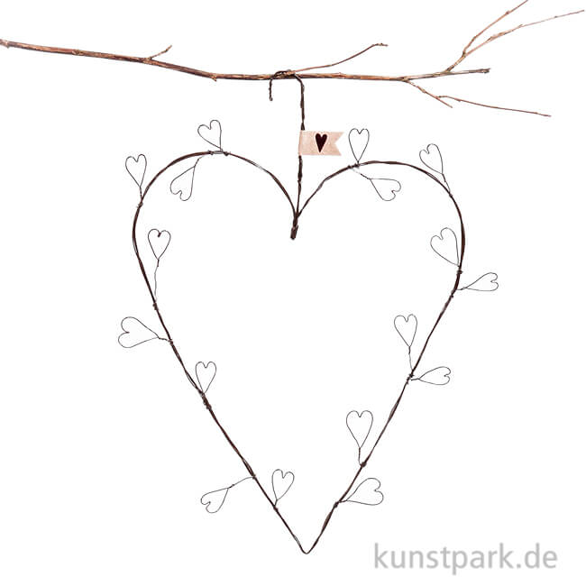 Artikelbild 1 des Artikels “Good old friends - Drahtherz mit Herzen “