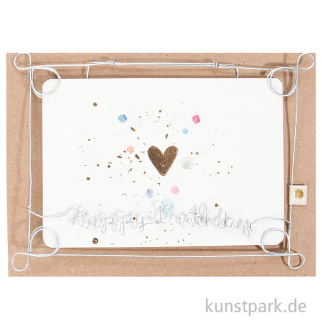 Artikelbild 1 des Artikels “Good old friends - Drahtrahmen, Happy Birthday “
