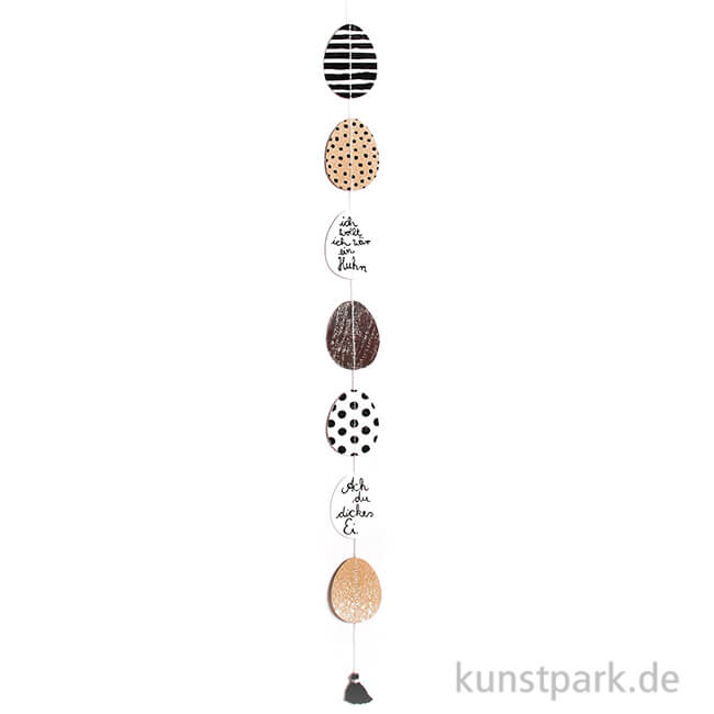 Artikelbild 1 des Artikels “Good old friends - Eierkette, Schwarz-Weiß “