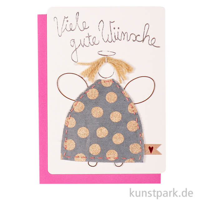 Artikelbild 1 des Artikels “Good old friends - Engelchen Karte, Viele gute Wünsche “