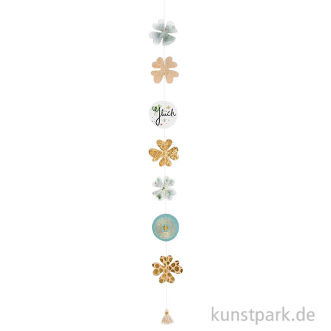 Artikelbild 1 des Artikels “Good old friends - Glückskleekette, Grün-Gold “