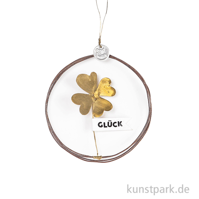 Artikelbild 1 des Artikels “Good old friends - Goldklee Ornament, Glück “