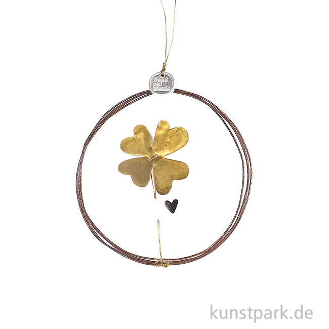 Artikelbild 1 des Artikels “Good old friends - Goldklee Ornament, Herz “