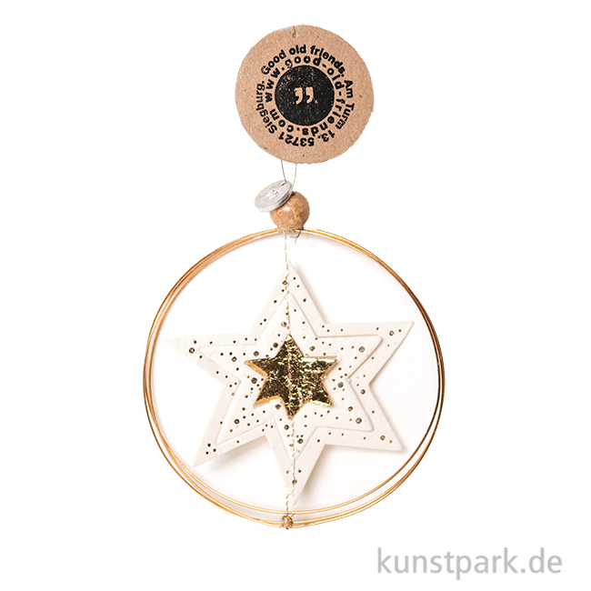 Artikelbild 1 des Artikels “Good old friends - Goldsternornament, Stern, Schnee “