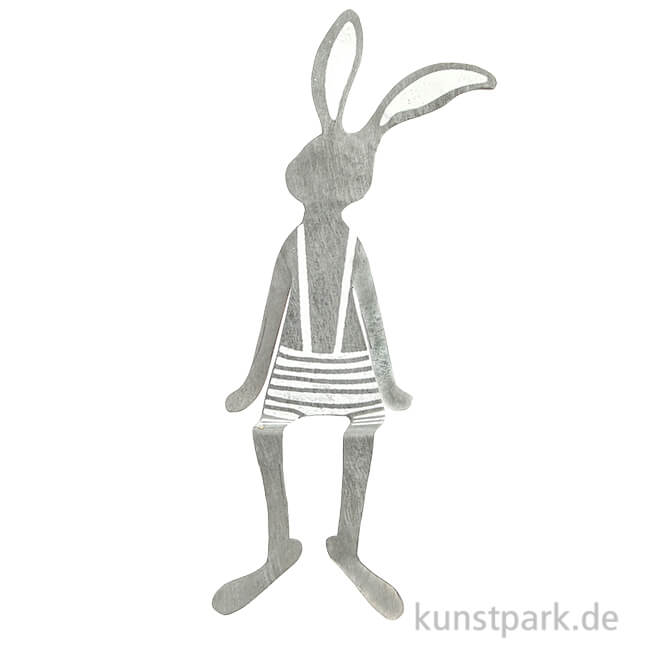 Artikelbild 1 des Artikels “Good old friends - Hasen Kantenhocker, Latzhose gestreift “