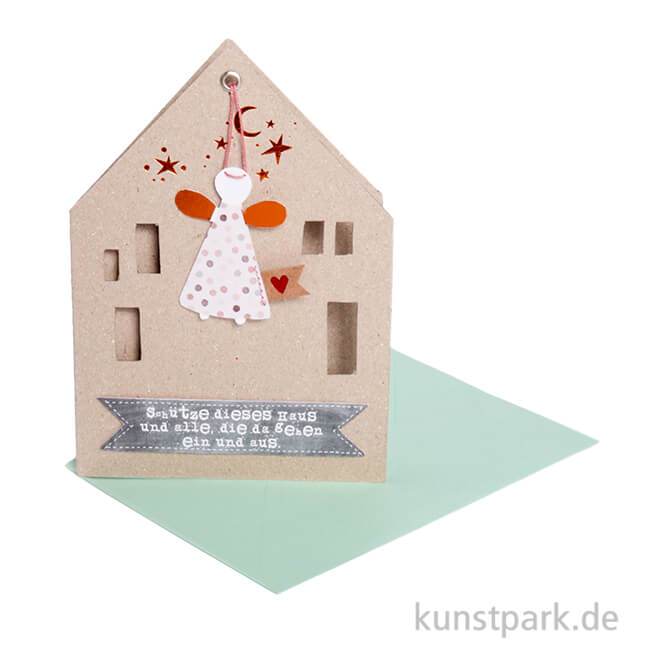 Artikelbild 1 des Artikels “Good old friends - Hausengel Karte, Schütze dieses Haus “