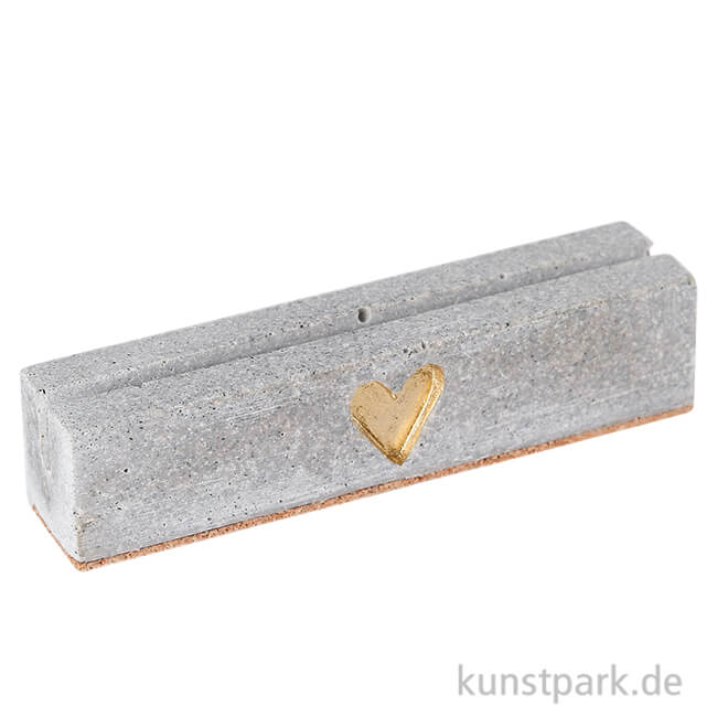 Artikelbild 1 des Artikels “Good old friends - Kartenhalter, Goldenes Herz “