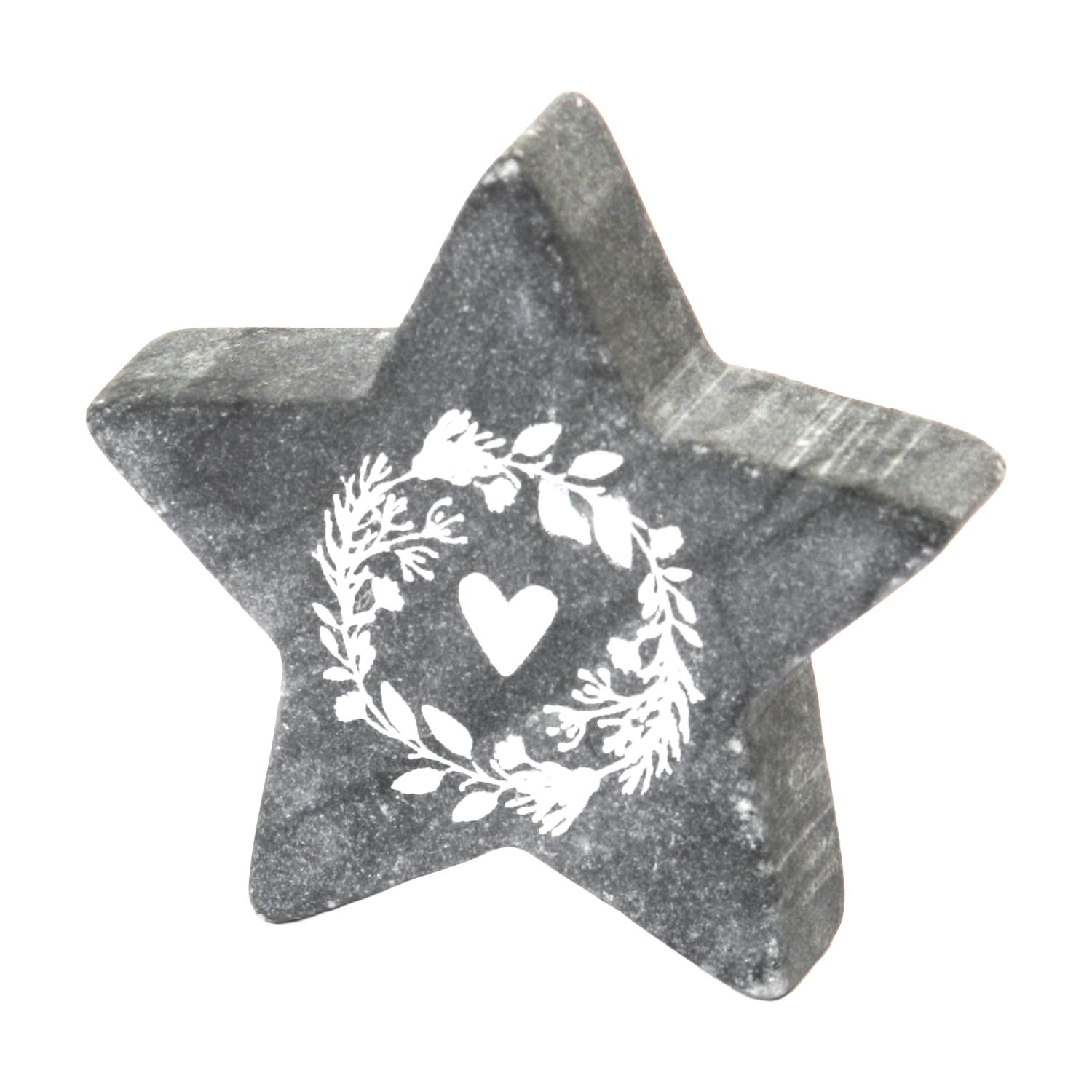 Artikelbild 1 des Artikels “Good old friends - Kleiner Marmorstern, Grau, Herzkranz “