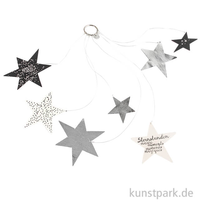 Artikelbild 1 des Artikels “Good old friends - Kleiner Sternenregen, Silber-Schwarz “