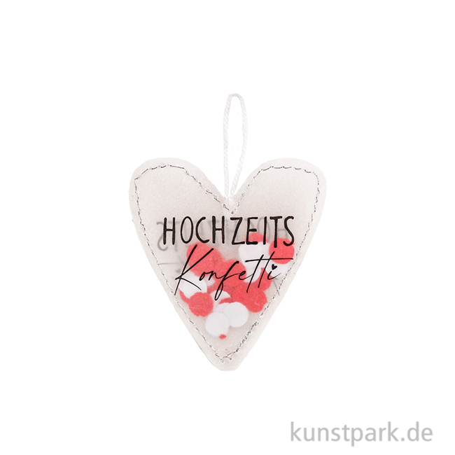 Artikelbild 1 des Artikels “Good old friends - Konfettiherz, Hochzeitskonfetti “