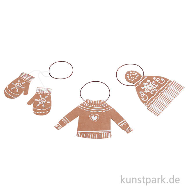 Artikelbild 1 des Artikels “Good old friends - Lebkuchenornamente, 3er Set, Winterkleidung “