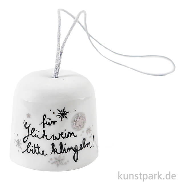 Artikelbild 1 des Artikels “Good old friends - Mini Glöckchen aus Porzellan, Glühwein Klingel “