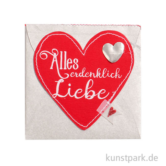 Artikelbild 1 des Artikels “Good old friends - Mini Herz Kärtchen, Alles Liebe “
